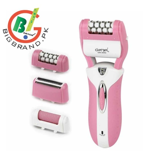 Gemei 3in1 Electric Hair Removal Shaver and Foot Care Epitator GM-3052